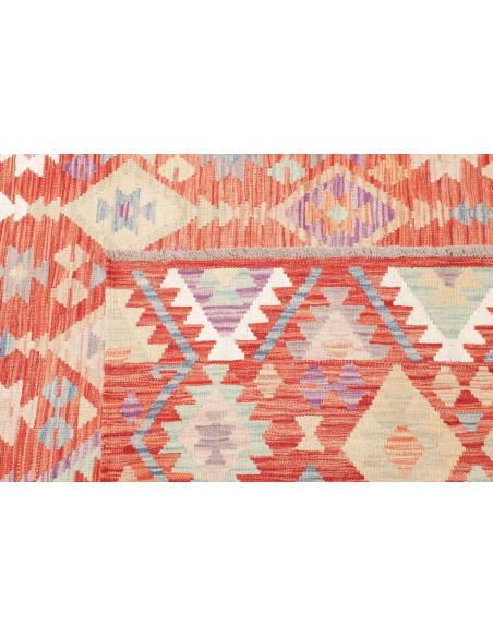 Rug Kilim Afghanistan 202x300 Terracotta Sky Bl