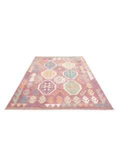 Rug Kilim Afghanistan 172x248 Dusty Rose Sky Bl 2