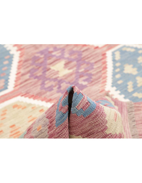 Tappeto Kilim Afghanistan 172x248 Rosa Antico A