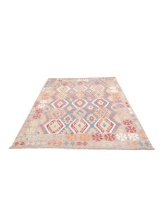 Rug Kilim Afghanistan 180x258 Lavender Grey Blu 2