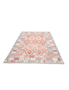 Rug Kilim Afghanistan 171x257 Light Blue Orange 2