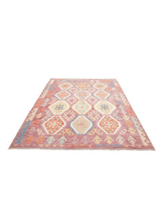 Tappeto Kilim Afghanistan 173x248 Viola Tenue R 2