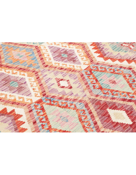 Tappeto Kilim Afghanistan 176x253 Grigio Lavand