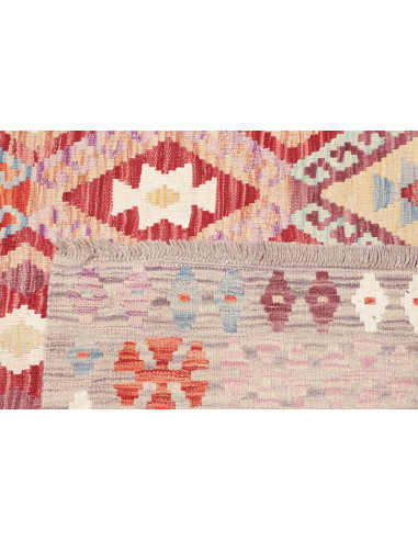 Tappeto Kilim Afghanistan 176x253 Grigio Lavand