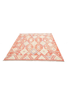 Tappeto Kilim Afghanistan 158x198 Terracotta Cr 2