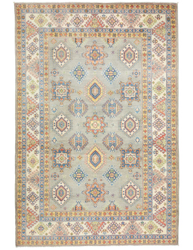 Rug Kazak Co 197x296 Grey-green Multicolor