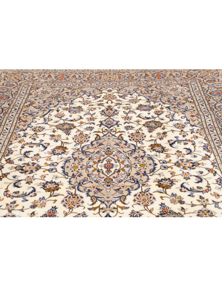 Kashan 204x298 Cm Kashan, Persia, Lana Cardata A Mano