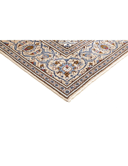 Kashan 196x293 Cm Kashan Persia Hand-carded Wool Cotton