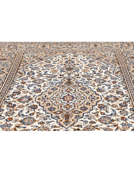 Kashan 196x293 Cm Kashan Persia Hand-carded Wool Cotton