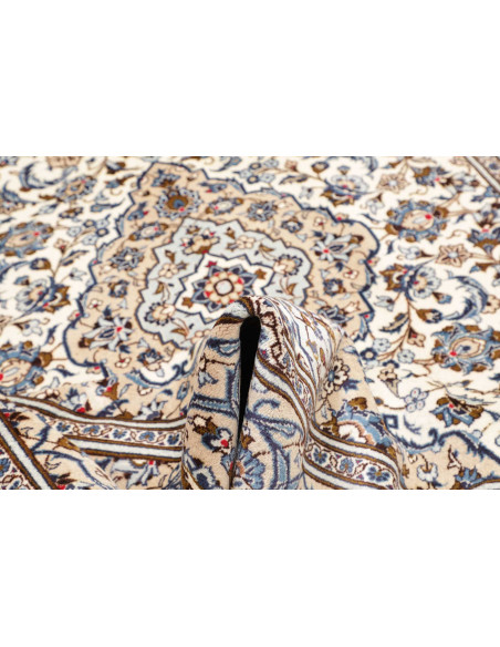 Kashan 196x293 Cm Kashan Persia Hand-carded Wool Cotton