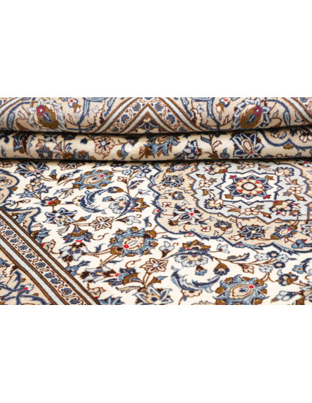 Kashan 196x293 Cm Kashan Persia Hand-carded Wool Cotton