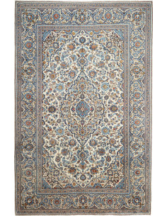 Kashan 197x305 Cm Kashan Persia Hand-carded Wool Cotton