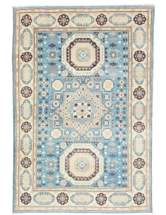 Tappeto Kazak Co Afgahnistan 122x178 Azzurro Be