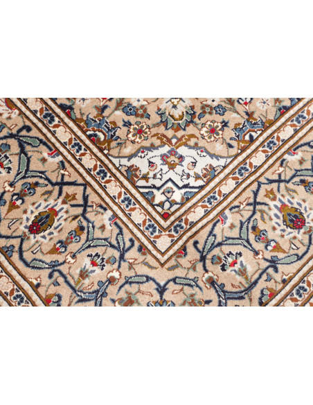 Kashan 197x306 Cm Kashan, Persia, Hand-carded Wool cotton