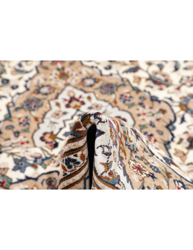 Kashan 197x306 Cm Kashan, Persia, Hand-carded Wool cotton