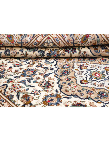 Kashan 197x306 Cm Kashan, Persia, Lana Cardata A Mano