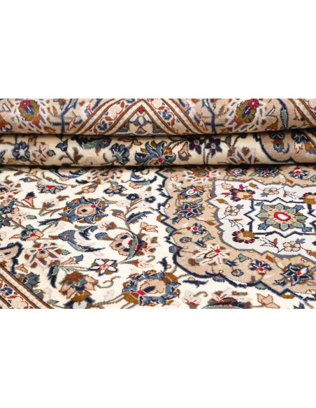 Kashan 197x306 Cm Kashan, Persia, Hand-carded Wool cotton