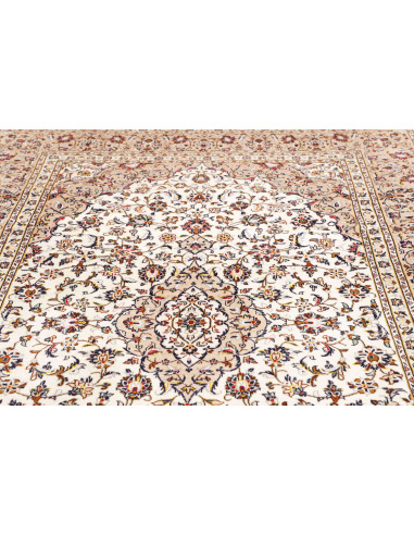 Kashan 200x305 Cm Kashan, Persia, Lana Cardata A Mano
