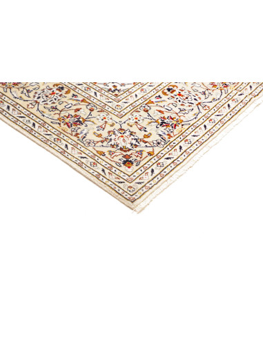 Rug Kashan Persia 192x300 Ivory Indigo