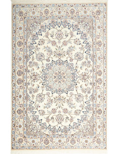 Tappeto Nain 9La Persia bianco verde 132x203