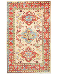 Rug Kazak Pakistan yellow red 118x192
