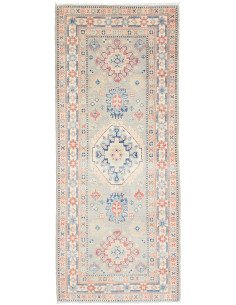 Rug Kazak Co 83x200 Blue-grey Terracotta