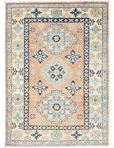 Tappeto Kazak Co Afgahnistan 85x121 Pesca Blu E