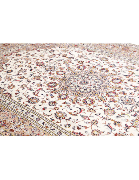 Kashan 200x295 Cm Kashan, Persia, Lana Cardata A Mano