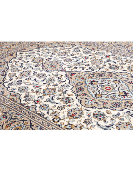 Kashan 202x322 Cm Kashan, Persia, Lana Cardata A Mano