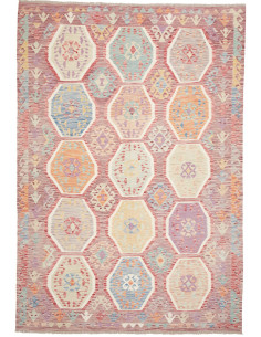 Tappeto Killim Afgahnistan 201x290 Malva Tenue