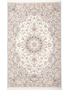 Tappeto Nain 9La Persia bianco azzurro 157x247