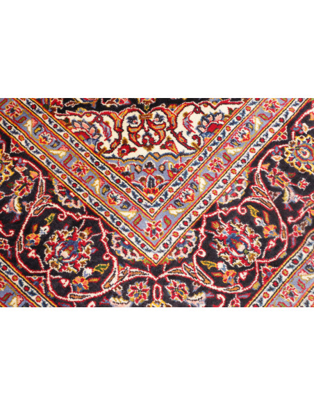 Rug Ardakan Persia 203x295 Scarlet Red Navy Blu