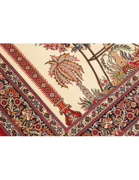 Ilaam 136x204 Cm Ilaam, Persia, Wool And Silk cotton Warp),