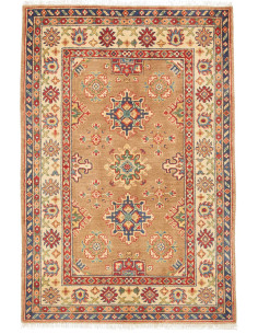 Rug Kazak Afghanistan maroon brown 101x150