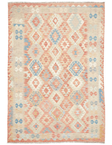Rug Killim 173x249 Coral Powder Blue