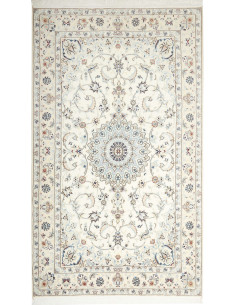 Tappeto Nain 9La Persia bianco azzurro 160x270