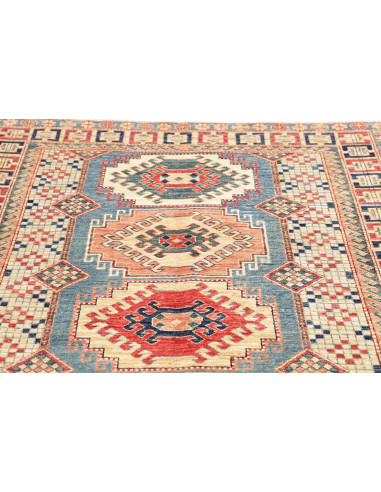 Kazak Fine 148x212 Cm Kazak Fine, Pakistan, Hand-carded Wool