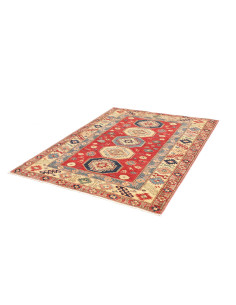 Tappeto Kazak Fine Pakistan 148x191 Rosso Crema 2