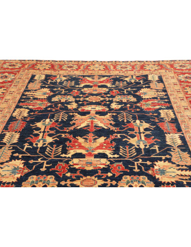 Rug Kazak Fine Pakistan 249x303 Indigo Blue Ter