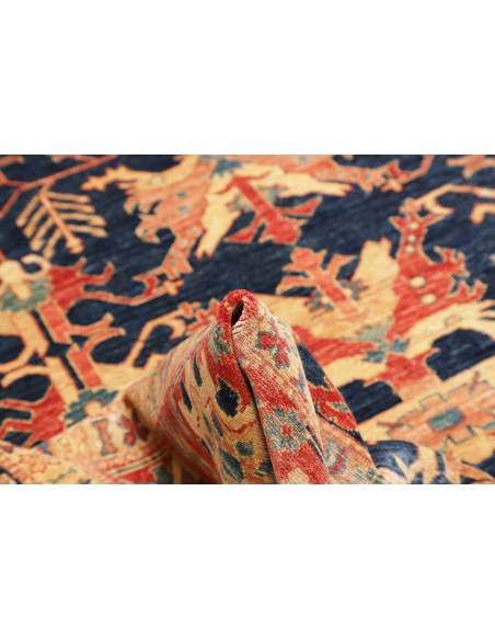 Rug Kazak Fine Pakistan 249x303 Indigo Blue Ter