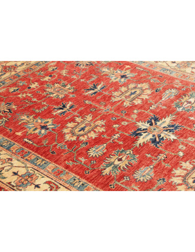 Tappeto Kazak Fine Pakistan 168x245 Rosso Terra