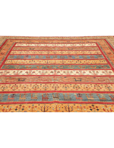 Rug Rubin Pakistan 303x410 Earth Red Beige