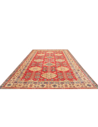 Rug Kazak Fine Pakistan 274x374 Terracotta Red