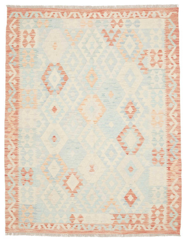 Rug Killim 153x196 Light Blue Cream