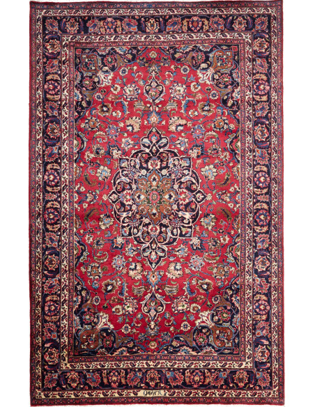 Mashad 204x325 Cm Mashad Persia Lana Cardata A Mano Cotone