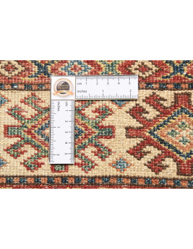 Rug Kazak Fine Pakistan 175x226 Petrol Blue Red