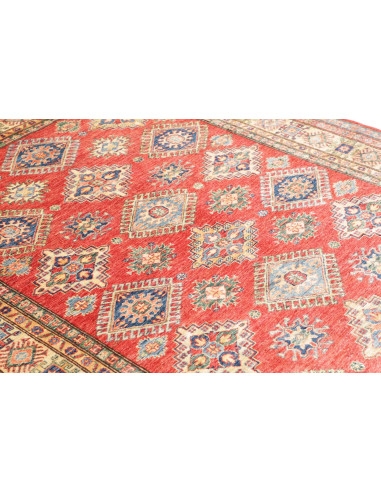 Tappeto Kazak Fine Pakistan 172x242 Rosso Terra