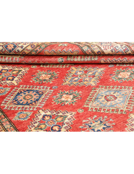 Tappeto Kazak Fine Pakistan 172x242 Rosso Terra
