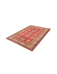 Tappeto Kazak Fine Pakistan 149x204 Rosso Crema 2