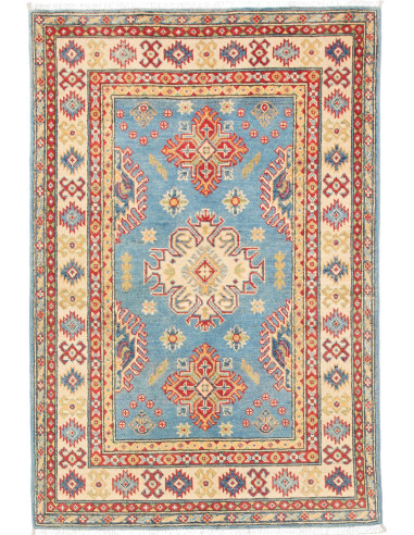 Rug Kazak Pakistan maroon brown 99x148